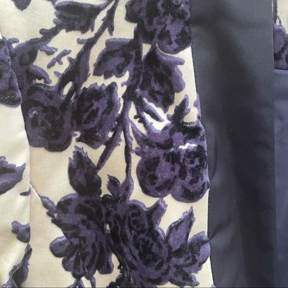 Tory Burch Dayton Flocked Floral Velvet Blazer - Picture 11 of 14